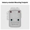 Osight RD footprint showing industry-standard mounting dimensions: 22.5mm, 22.2mm, and 18.8mm.