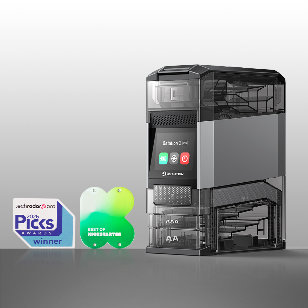 Ostation 2 Pro portable power station, awarded "Best of Kickstarter" and "TechRadar Pro Picks 2026 Winner".