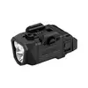 Olight Black PL X Weapon Light Angled View with Quick-Attach Mechanism for Tactical Operations and Self-Defense
