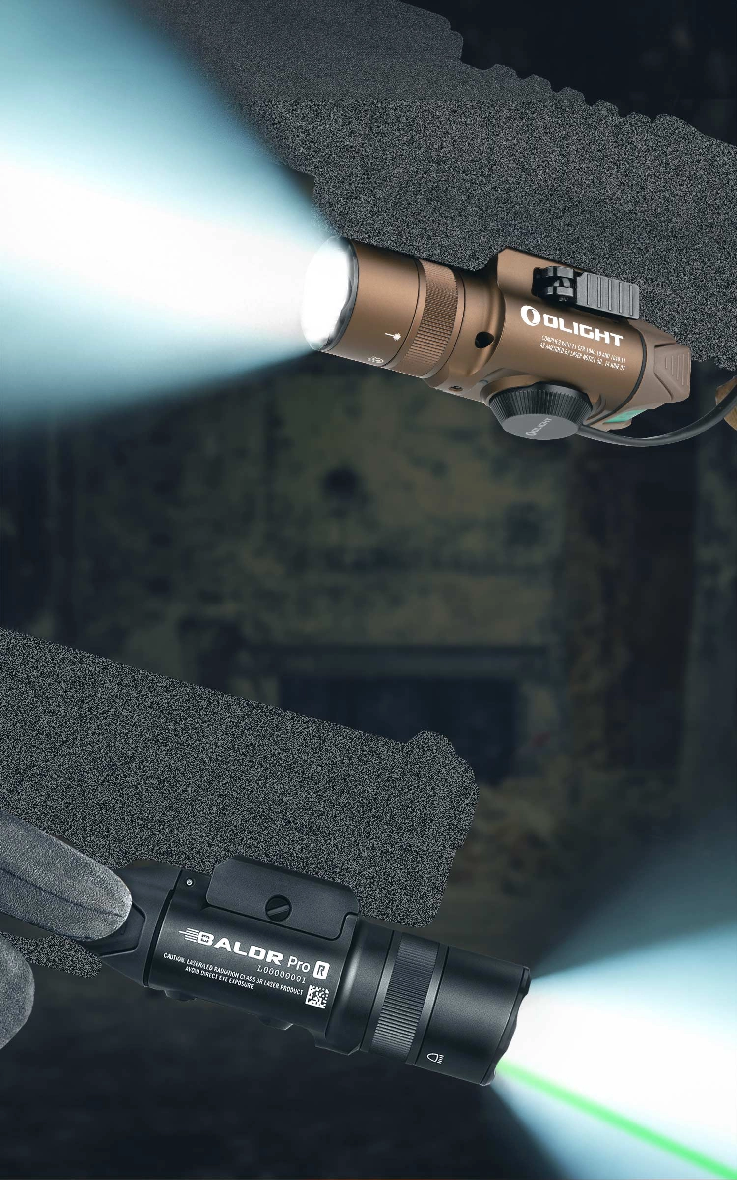 トイガン Olight BALDR Pro R Olight Baldr Pro R Tactical Light with Green Laser - Olight UK