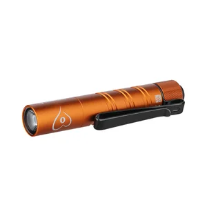 Olight I3T 2 Orange Flashlight with Pocket Clip, Ideal for Valentine's Day Gifting and Everyday Carry