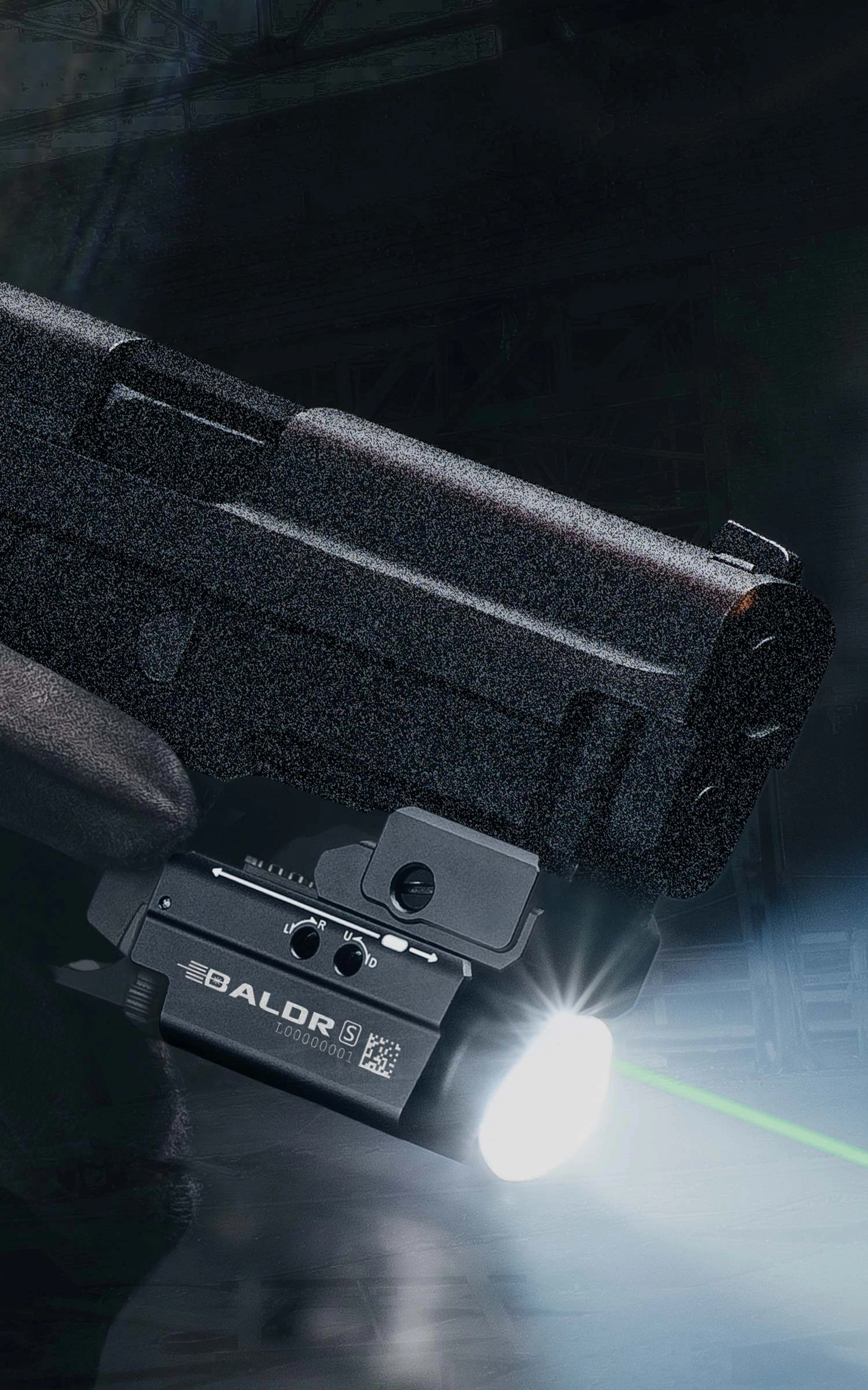 Olight Baldr S 800 Lumen Green Laser Weapon Light - Olight UK