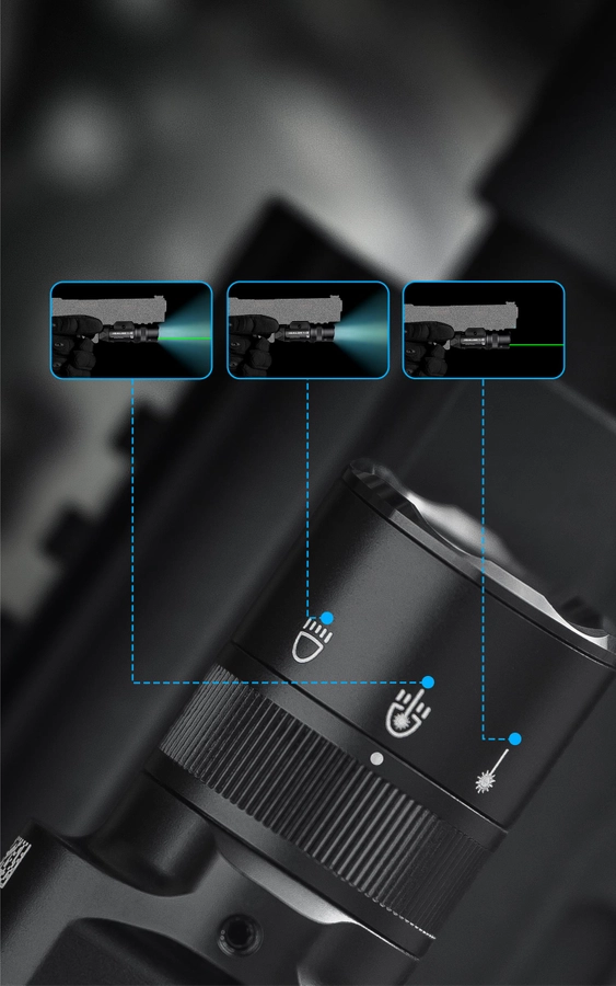 Olight Baldr Pro R Tactical Light with Green Laser - Olight UK