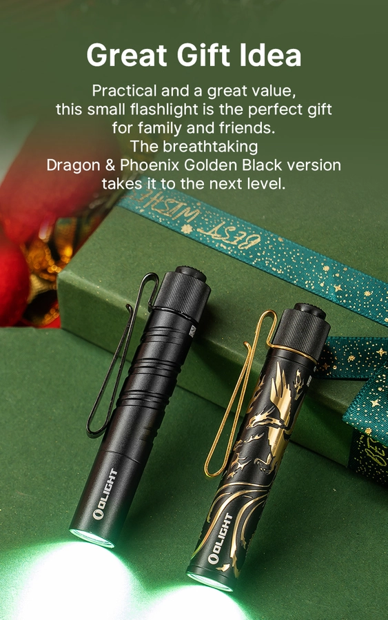 I3T 2 EOS Small EDC Torch 300lm Dual Fuel AAA Pocket Flashlight