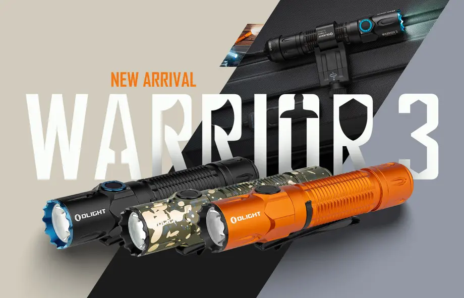 Olight Warrior 3 Review – Upgraded Dual Switch Tactical Torch