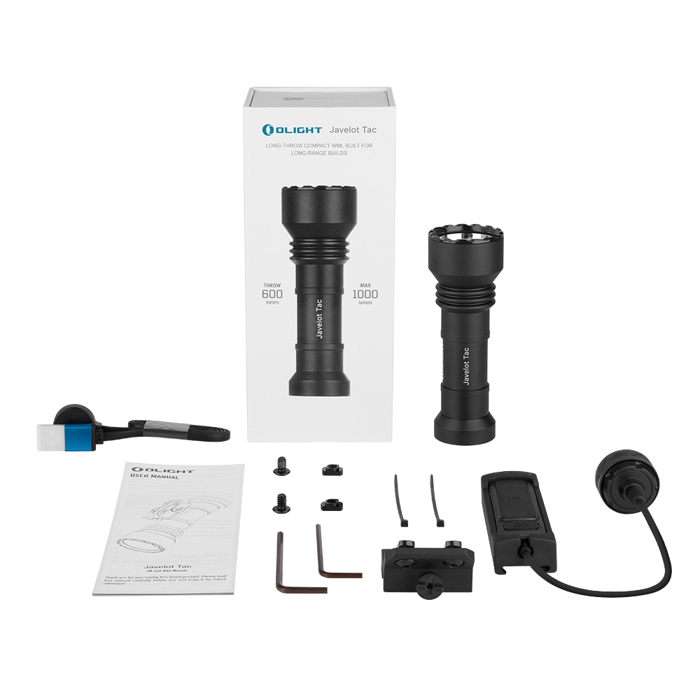Javelot Tac Tactical Weapon-mounted Torch Light - Olight UK