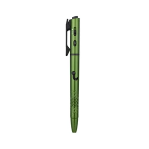 Olight Green Open 3 penlight with laser pointer and glass breaker for daily use.