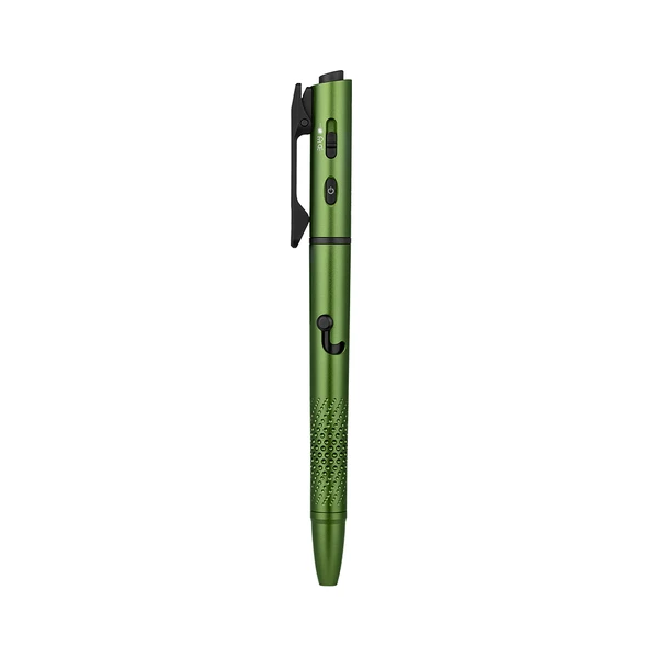 Olight Green Open 3 penlight with laser pointer and glass breaker for daily use.