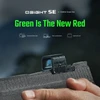 Olight Black Osight SE Red Dot Sight Side View with 6 MOA Green Dot and Enclosed Emitter for firearms.