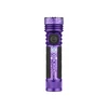 Olight Purple Seeker 4 Pro LED Flashlight with Circuit Board Pattern for Bright Illumination
