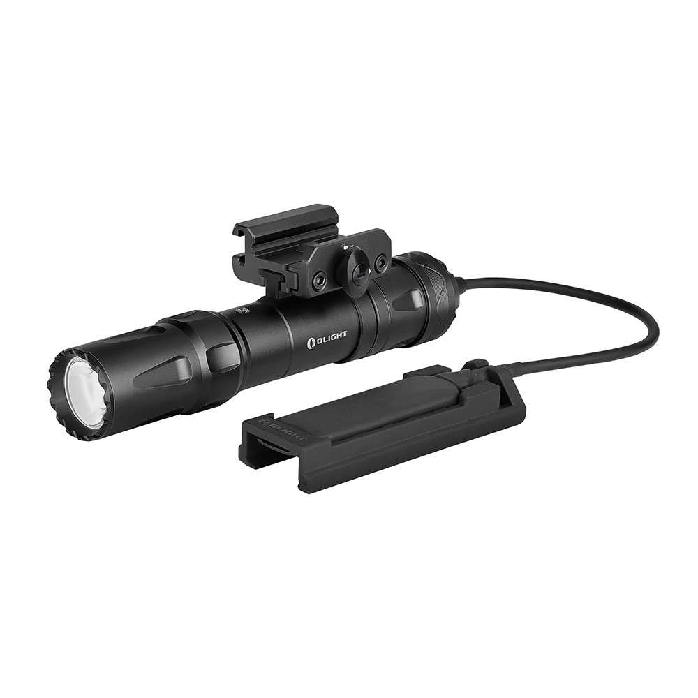Olight Odin weapon light with pressure switch mount, tactical flashlight, long-range illumination, rifle accessory
