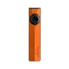 Olight Orange ArkPro Flat Flashlight Front View with Rotary Selector Switch for EDC and Outdoor Use