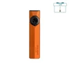 Olight Orange ArkPro Ultra Flat EDC Flashlight Front View with Selector Dial and UV Laser Light for Outdoor Use