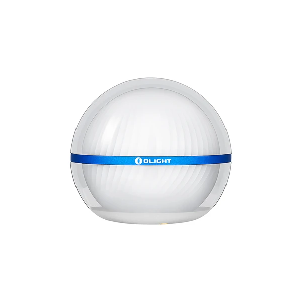 Sphere smart LED table lamp with rainbow gradient light effect, controlled by a smartphone app via Bluetooth