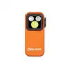 Olight Orange Oclip Pro EDC Light Front View with Magnetic Clip and Multi-LED for Portable Illumination