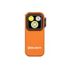 Olight Orange OCLIP PRO textured multi-LED work light front view for everyday carry and outdoor tasks.