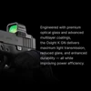 Olight Black Osight K GN Red Dot Sight Mounted on Pistol featuring Premium Optical Glass for Tactical Target Acquisition