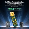 1.5V battery, real-time temperature sync, optimized 2.5H fast charging with Ostation 2 Series.