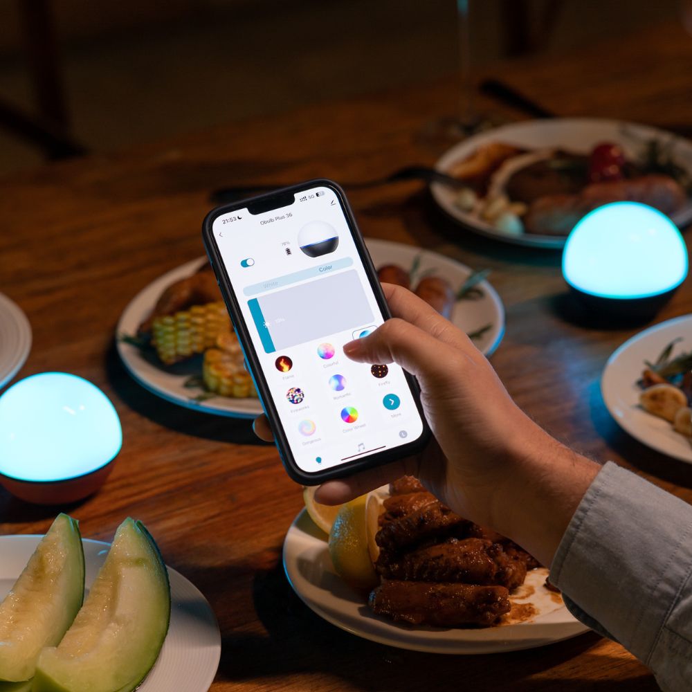 Obulb Plus Touch Night Light Smart Multicolor Orb Light - Olight UK