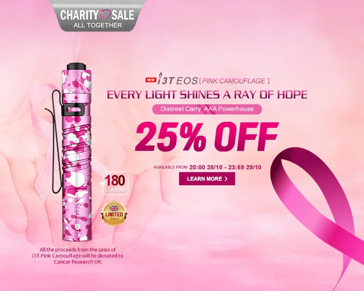 [Pink Charity Sale] You Can Help Light The Way To a Cure!