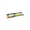 Olight Yellow Palm Tree I3E EOS Keychain Flashlight Side View with Split Ring for Everyday Carry and Travel use