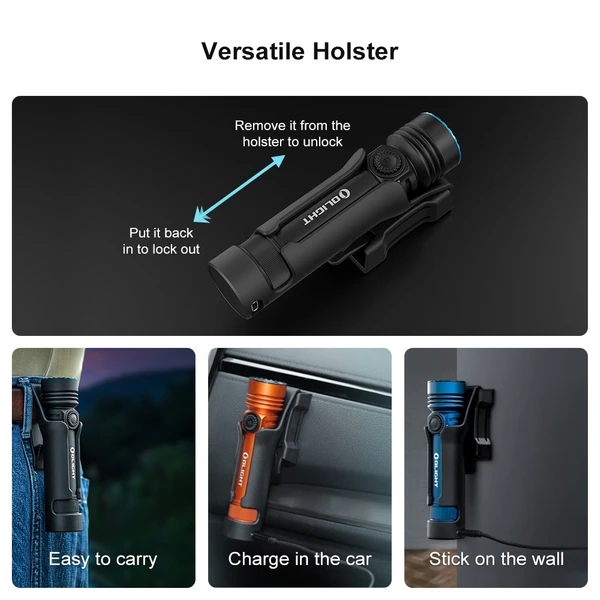 Seeker 4 Pro LED Torch 4600 Lumens USB -C Rechargeable - Olight UK