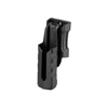 Black polymer tactical magazine pouch, belt clip