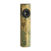 Olight Antique Brass ArkPro Flat EDC Flashlight Front View featuring Zombie Hand Print Design and Multi-Light Selector Switch