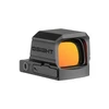 Olight Osight red dot sight with orange tinted glass lens on white background