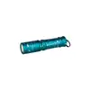 Olight I3E EOS Teal flashlight with starry night pattern and keyring for everyday carry and illumination.