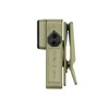 Side view of Olight Oclip 2 Ultra olive drab EDC clip light featuring control buttons and a sturdy pocket clip