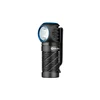 Olight Black Perun 3 Mini Headlamp Side View with Blue Accents for Hands-Free Lighting
