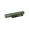 Olight Green I3T 2 Flashlight Side View with Pocket Clip for Everyday Carry and Illumination