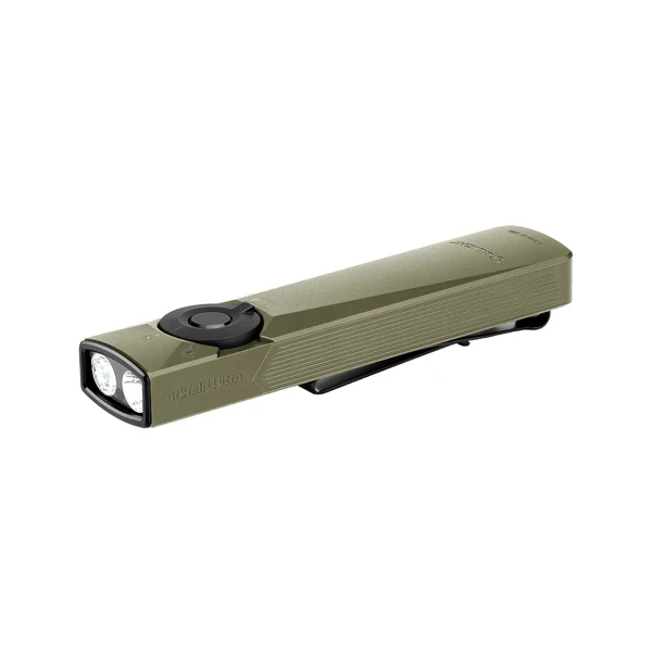 Arkfeld Ultra Flat EDC Torch 1400LM LED UV Green Laser Flashlight