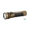 Olight Seeker 4 Pro Flashlight in Desert Tan with Textured Grip for everyday carry and outdoor use