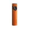 Olight Orange ArkPro Flat Flashlight Angled View with Laser UV and LED Light Modes for Everyday Carry and Outdoor Use