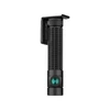 Olight Black Baton 4 Pro Flashlight Side View with Tactical Grip and Pocket Clip for Everyday Carry and Outdoor Use