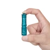 Olight Aqua I3E EOS keychain flashlight held by fingers, compact for everyday carry.