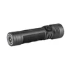 Olight Black U1 Pro Flashlight Side View with Steampunk Texture and Rotary Switch for EDC and Outdoor Use
