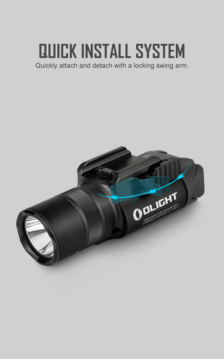 Olight Baldr Pro R Tactical Light with Green Laser- Olight UK