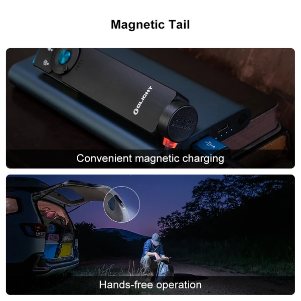 Arkfeld Pro Flat EDC Torch with LED Light & UV & Laser - Olight UK