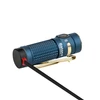 Olight Baton 4 Premium Edition Blue Side View charging for everyday carry and utility