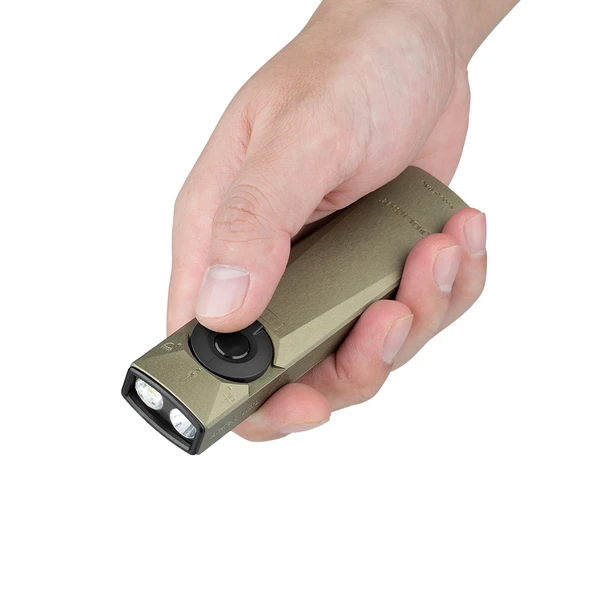 Arkfeld Ultra Flat EDC Torch 1400 Lumens UV Green Laser Light