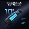 Compact digital night vision device with 5000mAh battery for 10-hour runtime on outdoor adventures