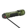 Olight Green Seeker 4 Pro Flashlight Charging with Magnetic Tailcap and Textured Body