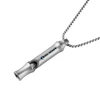 Olight titanium emergency survival whistle with chain for outdoor camping hiking safety signal