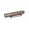Olight I3T EOS desert tan slim LED flashlight with pocket clip