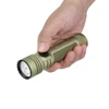 Olight OD Green Seeker Ultra Flashlight Handheld View with Textured Grip and Side Switch for Outdoor Search and Rescue