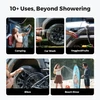 Portable shower for camping, car wash, veggies, bikes, and beach rinse.