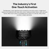 Olight Marauder 3 flashlight showing one-touch activation rotary dial and bright beam output
